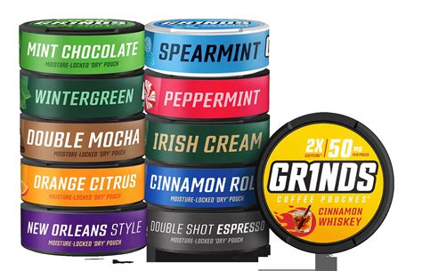 grinds chew|grinds dip pouches.